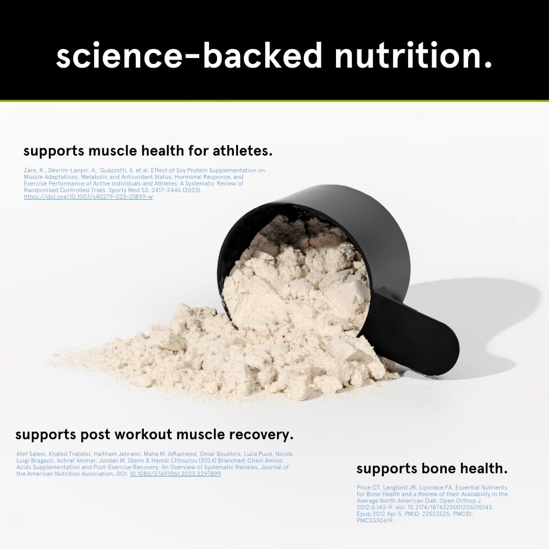 Soylent Complete Protein Powder, Vanilla, 30g Protein Shake for Muscle Growth and Recovery, BCAAs, DHA, MCT, 28 vitamins & minerals, Zero Sugar, Gluten Free, Vegan - 1.25lb