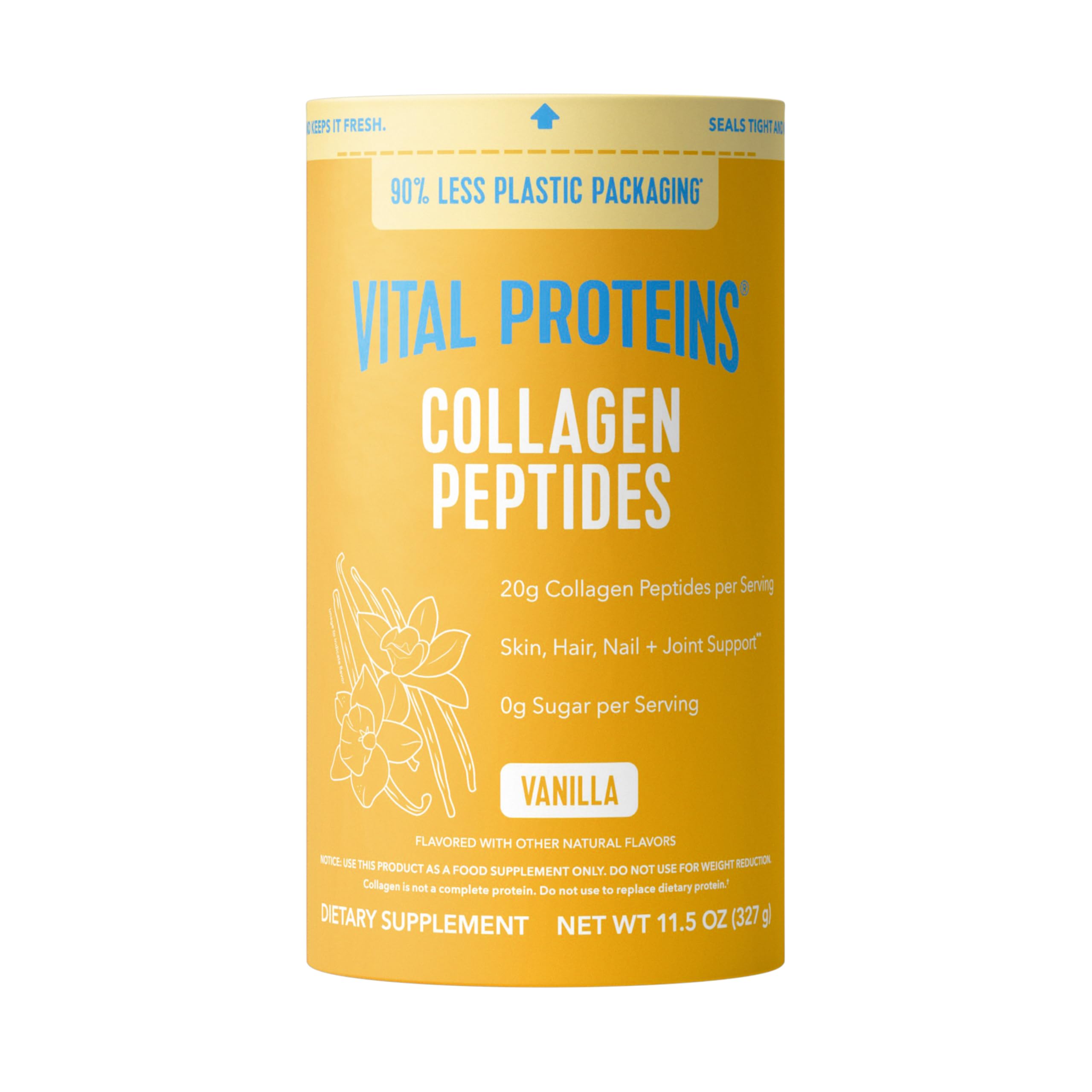 Vital Proteins Collagen Peptides Powder, Unflavored, 9.33oz | Grass-Fed Collagen Peptides, Supports Hair Skin & Nails, Bones & Joints, 13 Servings