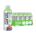 Isopure Clear Protein Water with Electrolytes Strawberry Kiwi 20 oz, 12ct