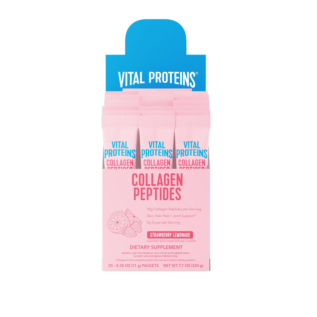 Vital Proteins Collagen Peptides Powder, Unflavored, 9.33oz | Grass-Fed Collagen Peptides, Supports Hair Skin & Nails, Bones & Joints, 13 Servings