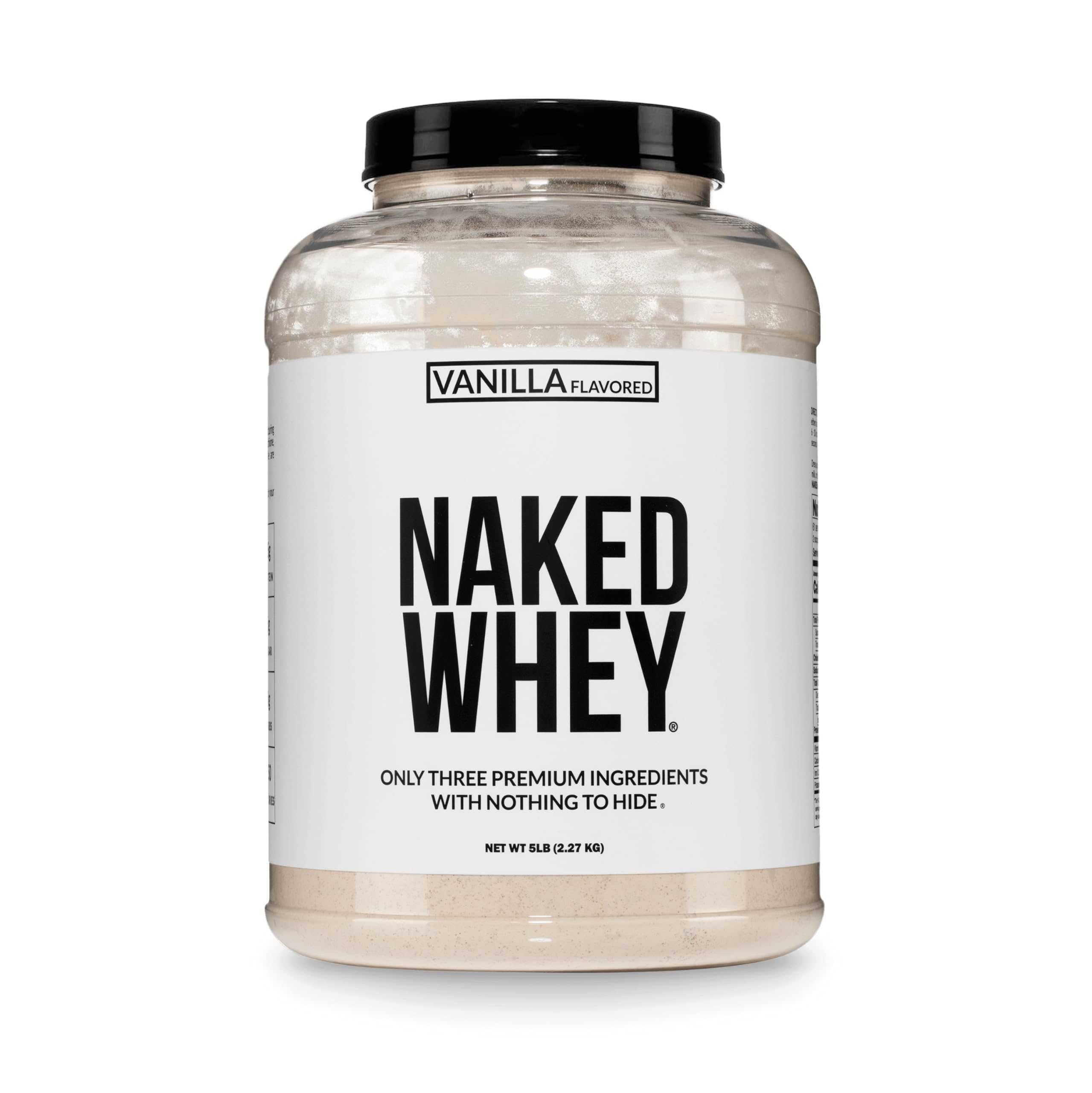 NAKED Whey 1Lb - Only 1 Ingredient, Grass Fed Whey Protein Powder, NSF Certified, Undenatured, No Gmos, No Soy, Gluten Free, Stimulate Growth, Enhance Recovery - 15 Servings