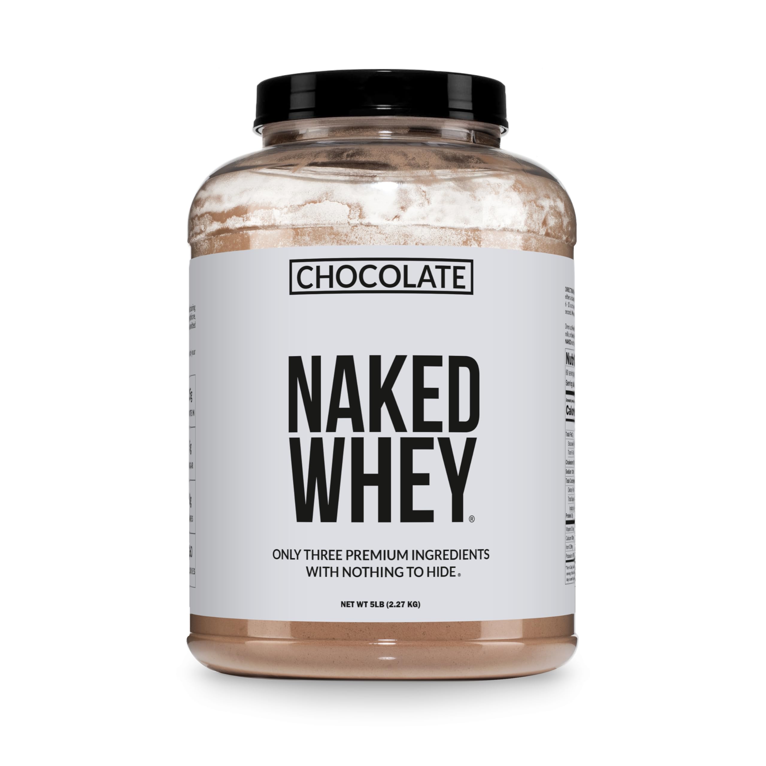 NAKED Whey 1Lb - Only 1 Ingredient, Grass Fed Whey Protein Powder, NSF Certified, Undenatured, No Gmos, No Soy, Gluten Free, Stimulate Growth, Enhance Recovery - 15 Servings