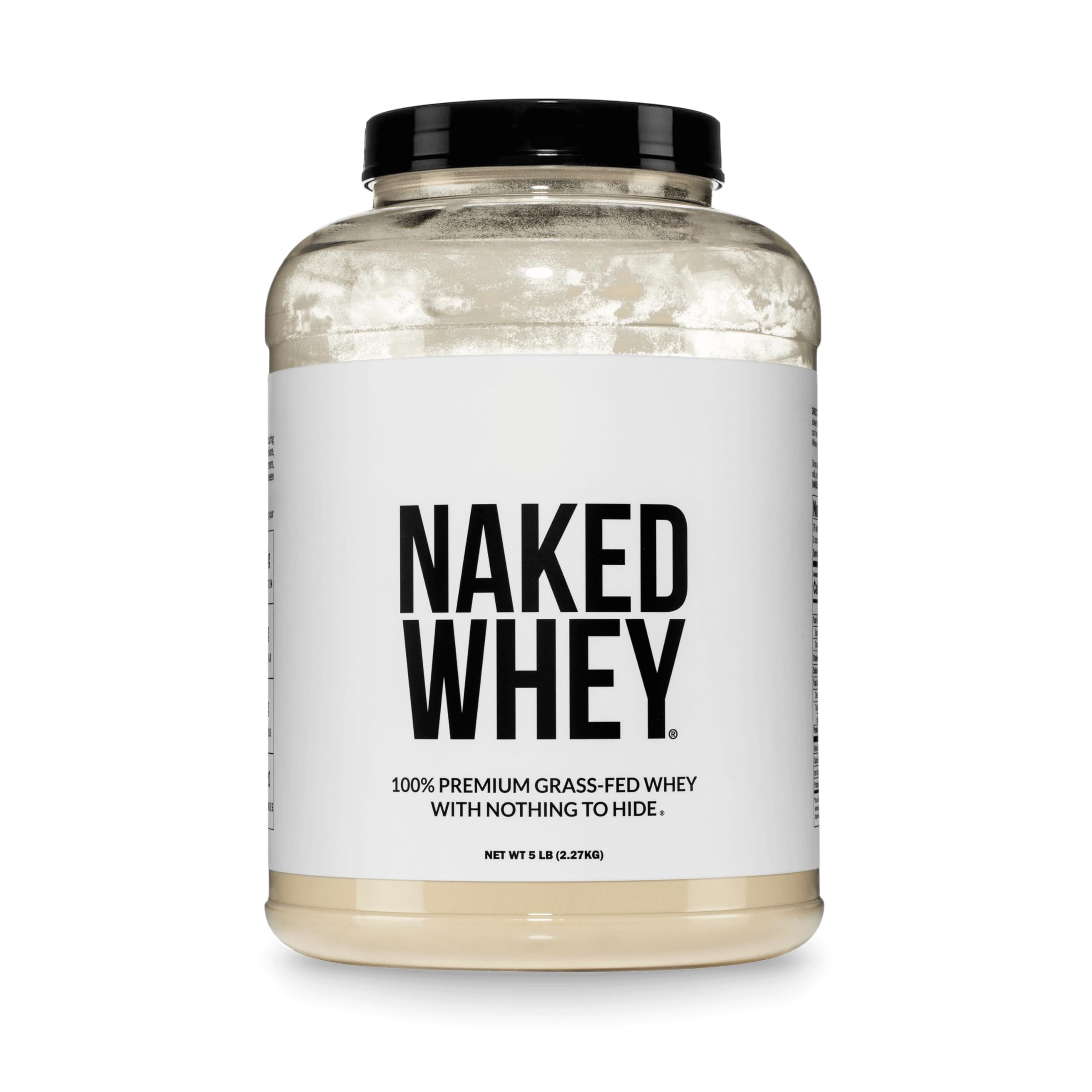 NAKED Whey 1Lb - Only 1 Ingredient, Grass Fed Whey Protein Powder, NSF Certified, Undenatured, No Gmos, No Soy, Gluten Free, Stimulate Growth, Enhance Recovery - 15 Servings