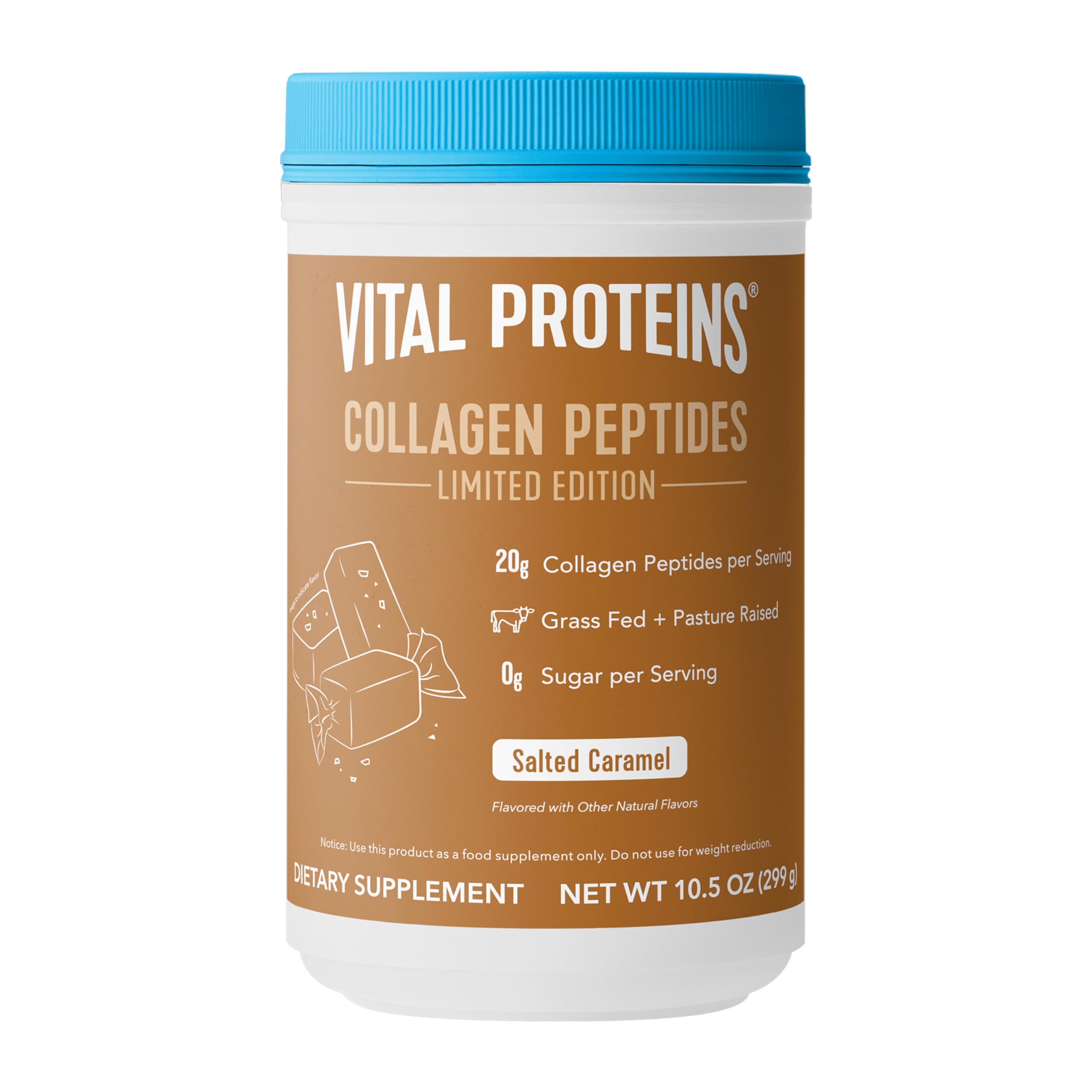 Vital Proteins Collagen Peptides Powder, Unflavored, 9.33oz | Grass-Fed Collagen Peptides, Supports Hair Skin & Nails, Bones & Joints, 13 Servings