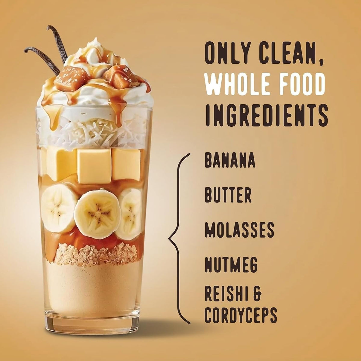 FlavCity All-in-One Protein Smoothie Powder, Salted Caramel, 20 Servings