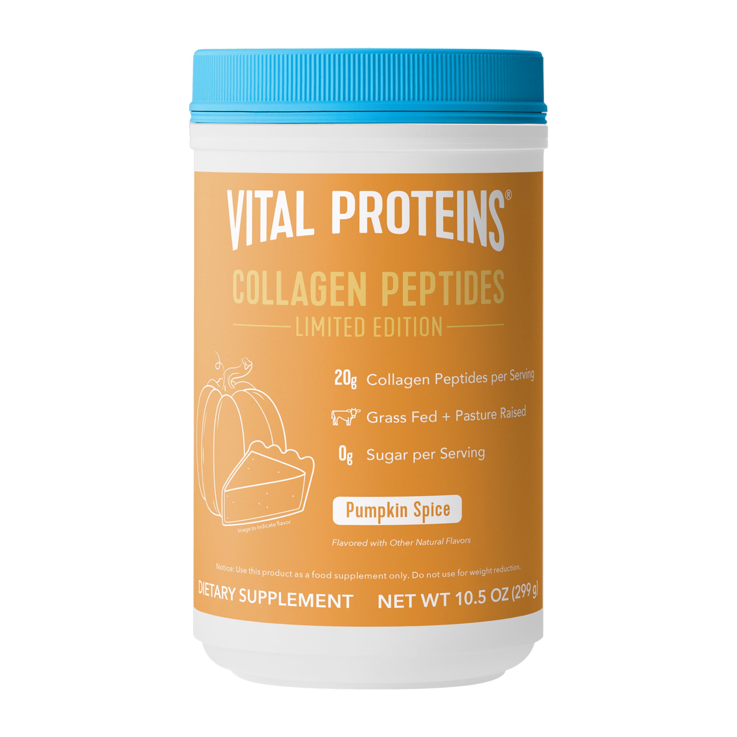 Vital Proteins Collagen Peptides Powder, Unflavored, 9.33oz | Grass-Fed Collagen Peptides, Supports Hair Skin & Nails, Bones & Joints, 13 Servings