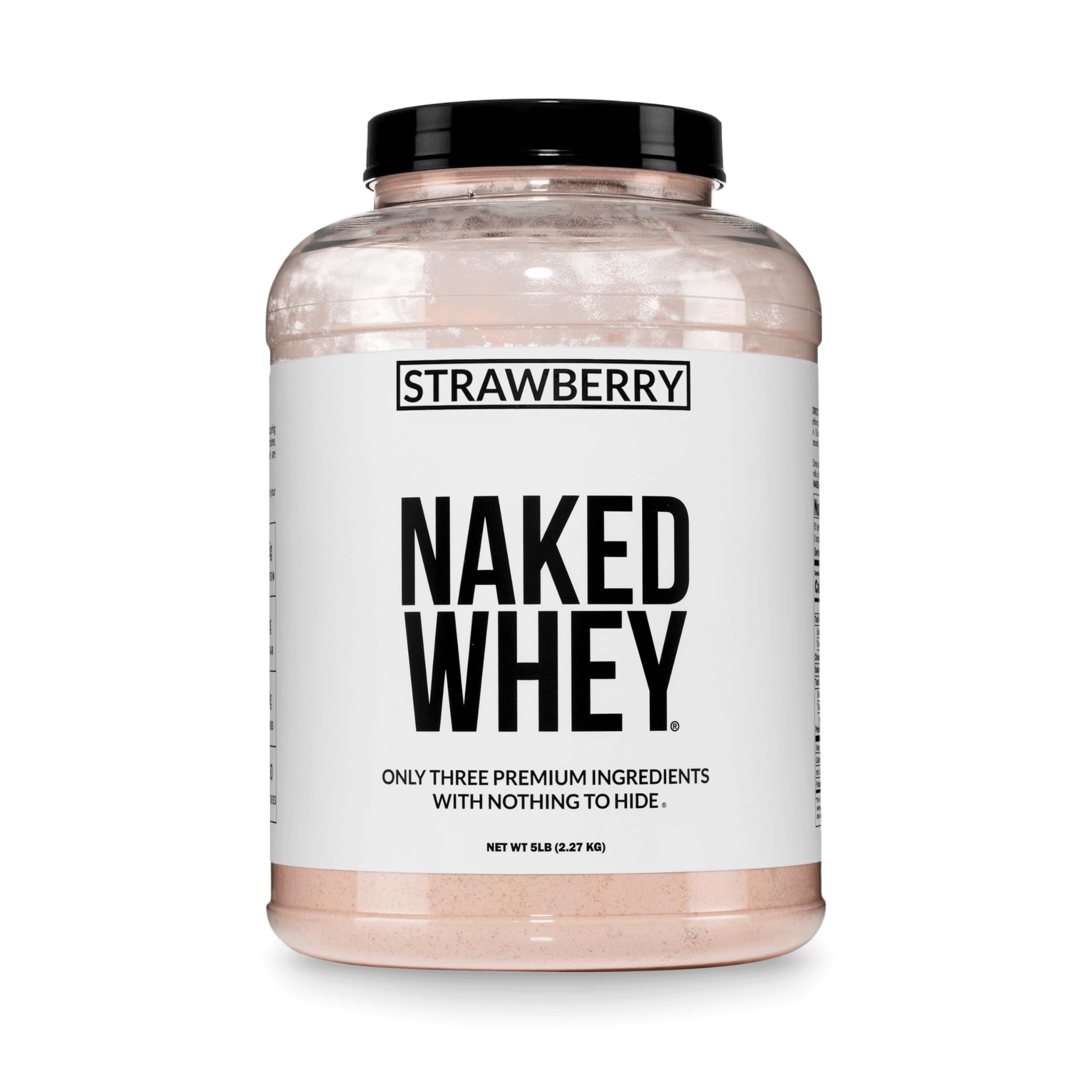 NAKED Whey 1Lb - Only 1 Ingredient, Grass Fed Whey Protein Powder, NSF Certified, Undenatured, No Gmos, No Soy, Gluten Free, Stimulate Growth, Enhance Recovery - 15 Servings