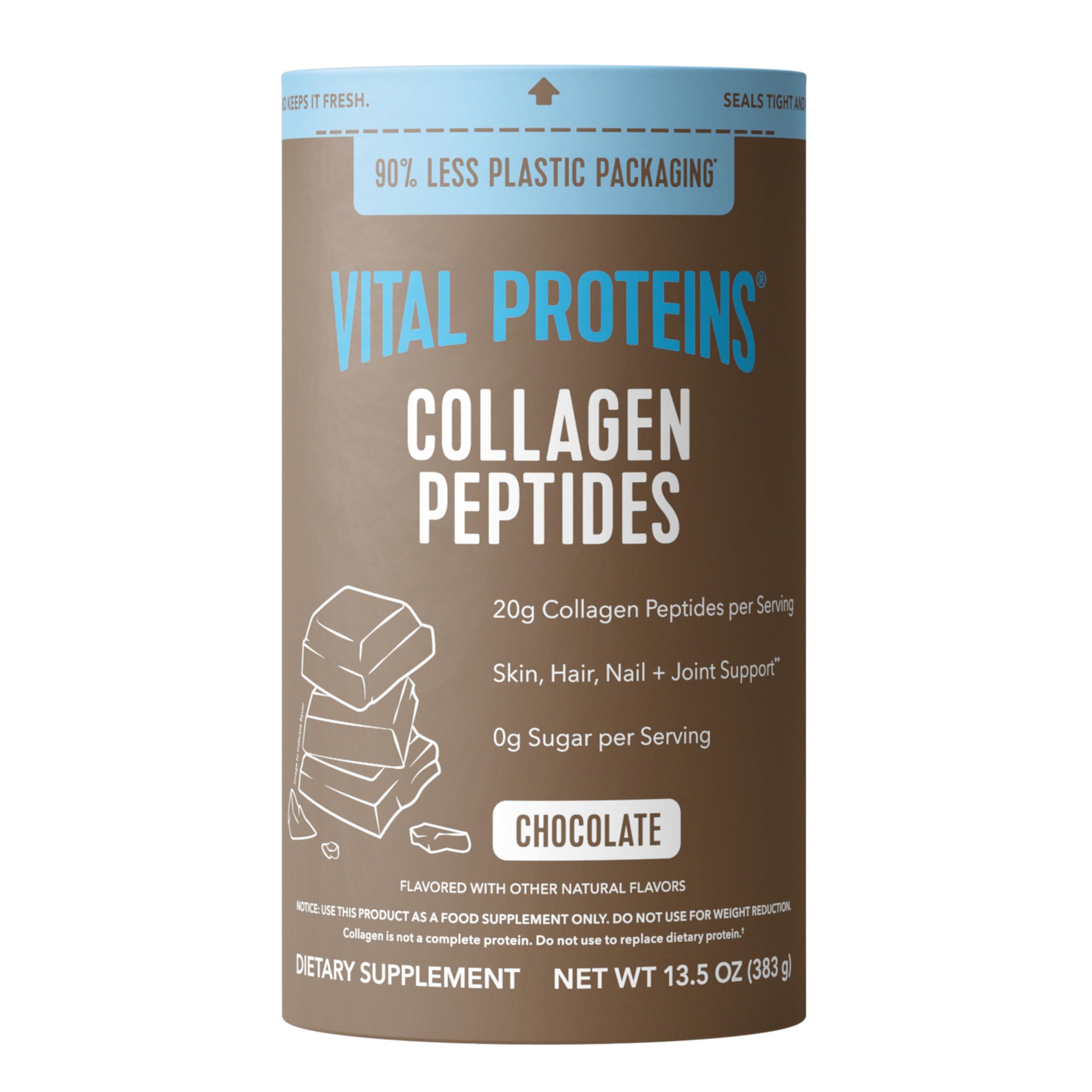 Vital Proteins Collagen Peptides Powder, Unflavored, 9.33oz | Grass-Fed Collagen Peptides, Supports Hair Skin & Nails, Bones & Joints, 13 Servings
