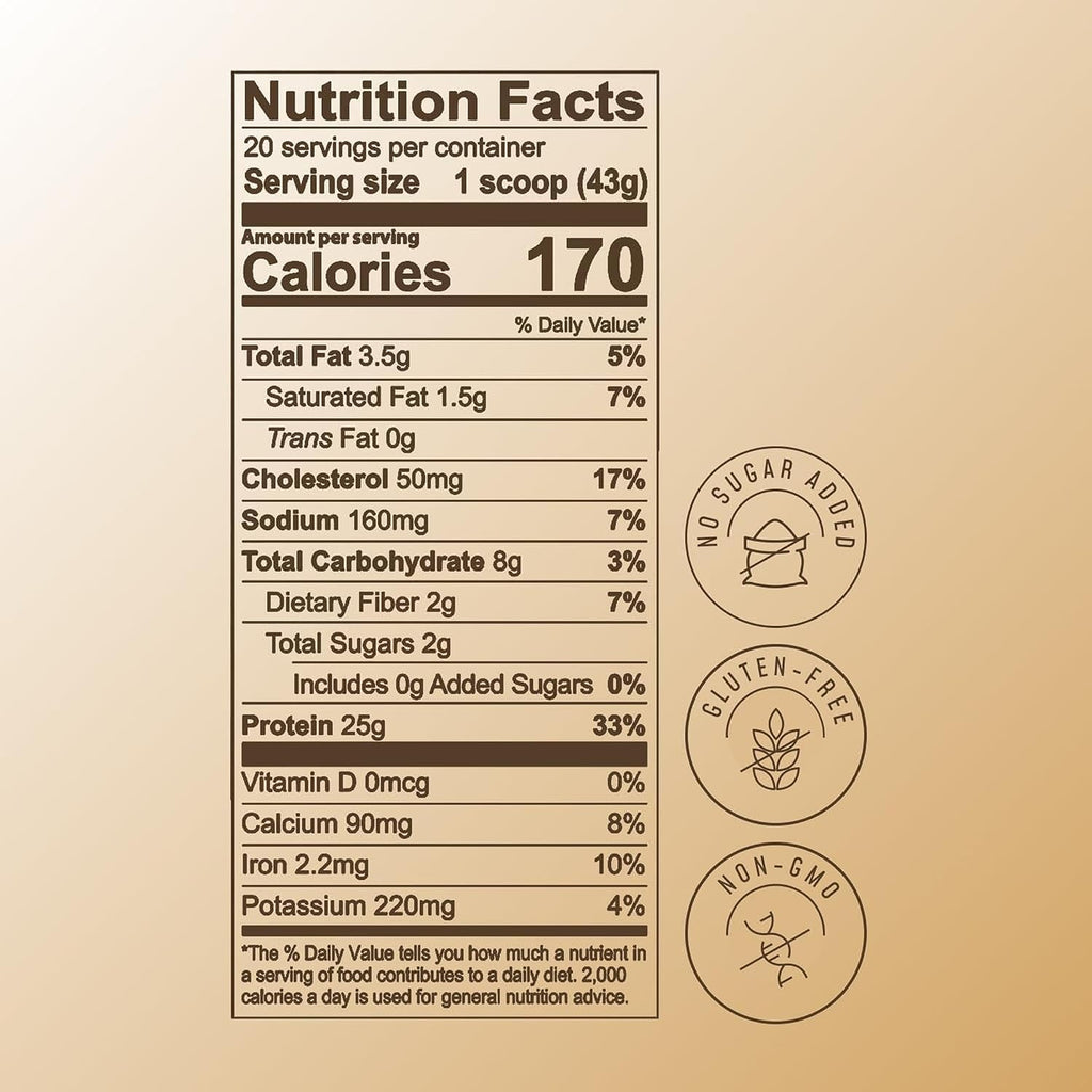 FlavCity All-in-One Protein Smoothie Powder, Salted Caramel, 20 Servings