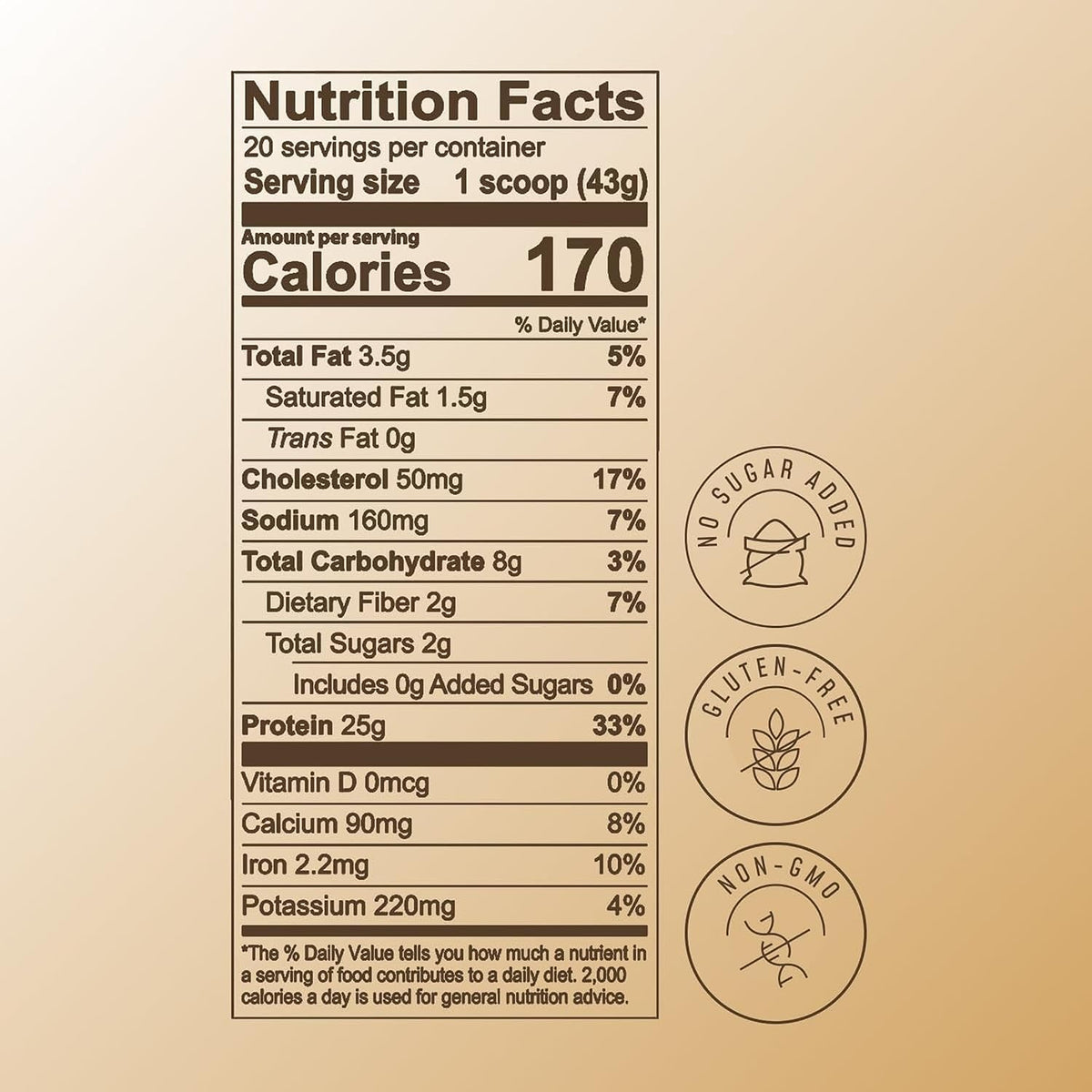 FlavCity All-in-One Protein Smoothie Powder, Salted Caramel, 20 Servings