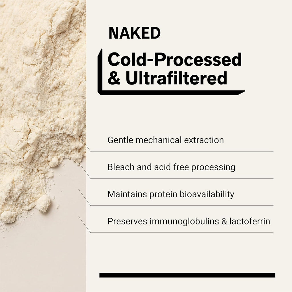 NAKED Whey 1Lb - Only 1 Ingredient, Grass Fed Whey Protein Powder, NSF Certified, Undenatured, No Gmos, No Soy, Gluten Free, Stimulate Growth, Enhance Recovery - 15 Servings